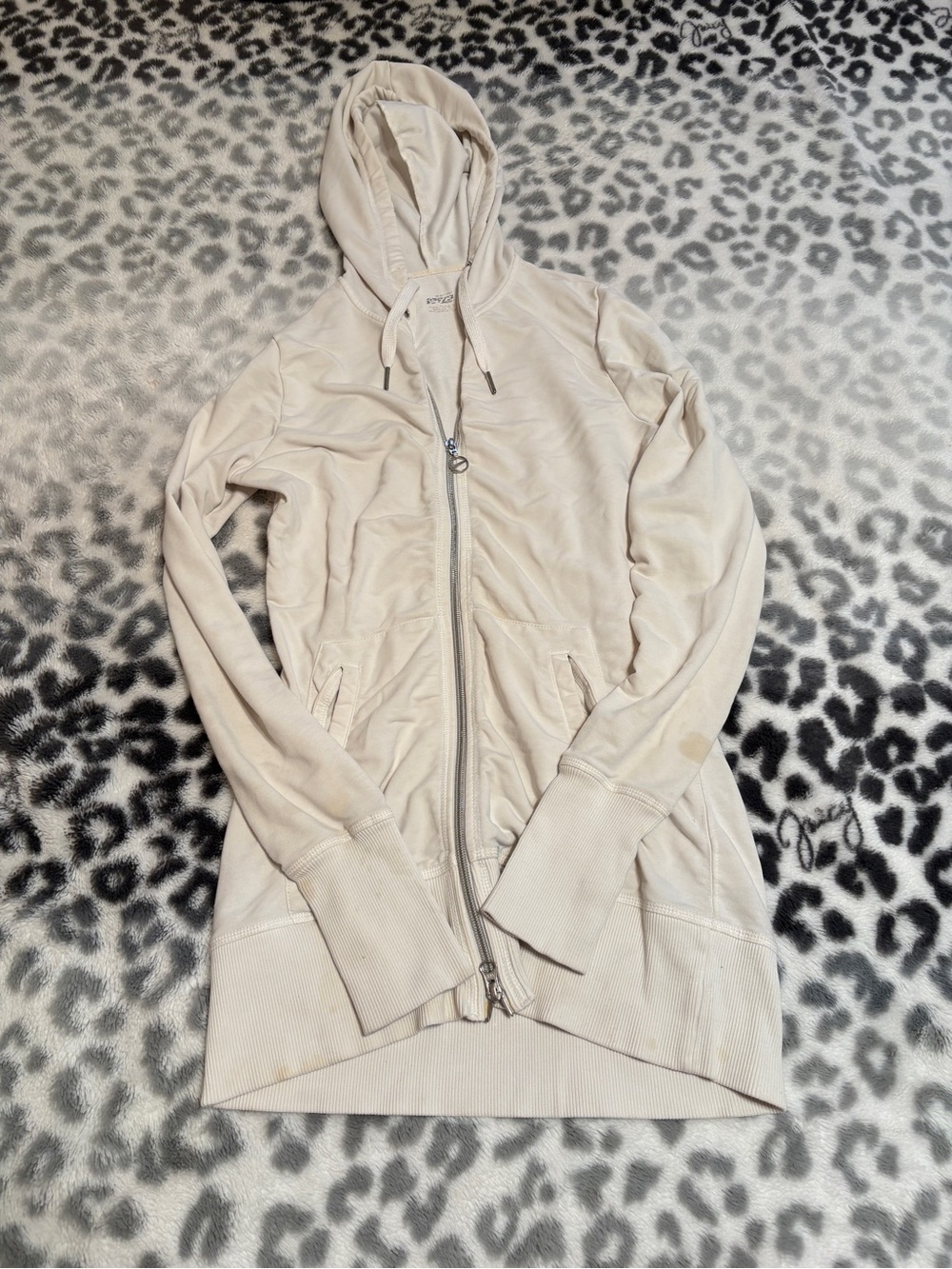 Vintage Y2K White Nike Ruched Sweater